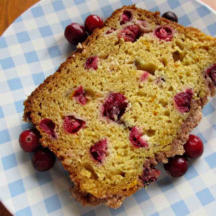 Cranberry orange bread