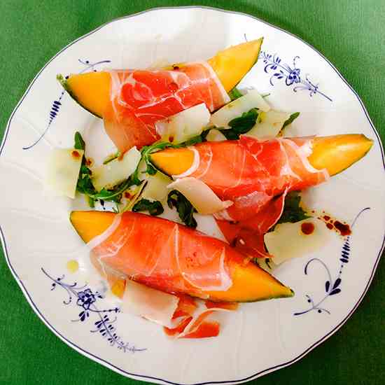 Melon Prosciutto Rocket Salad