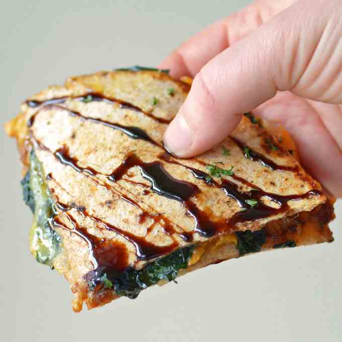 Sweet Potato and Gouda Quesadillas