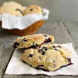 Lemon & Blueberry Cornmeal Scones