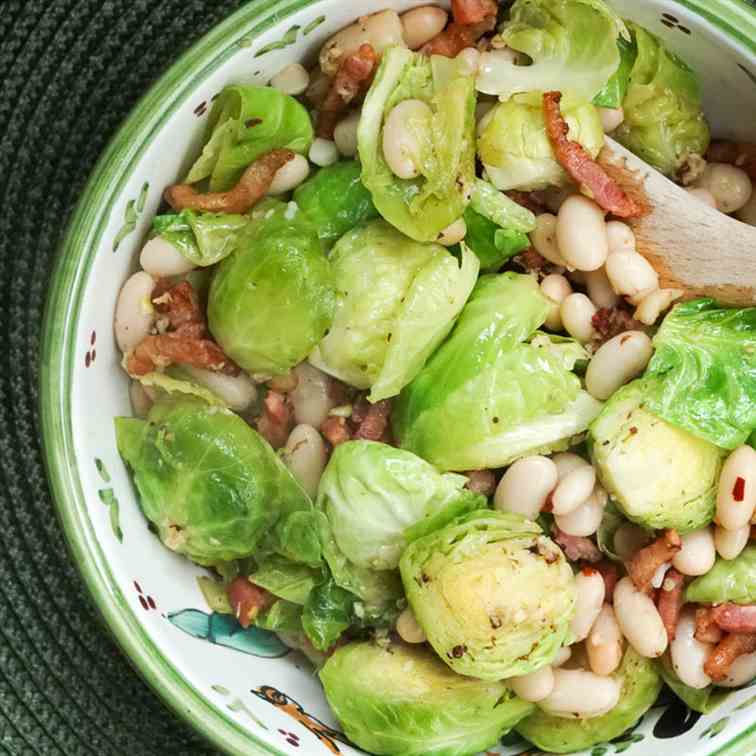Sauteed Brussel Sprouts And Pancetta