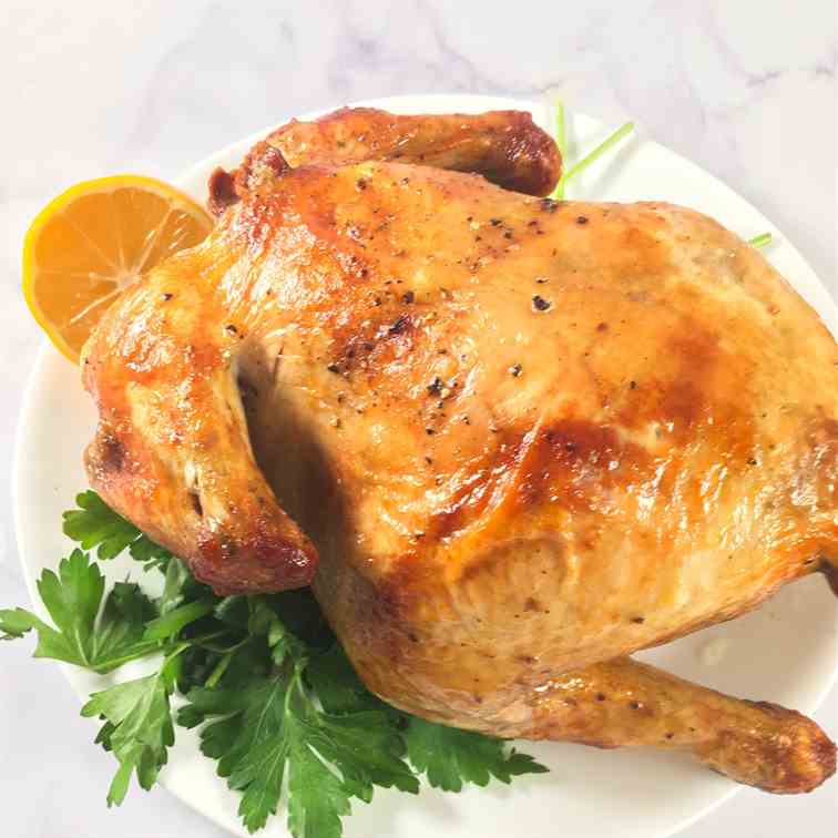 Air Fryer Rotisserie Chicken