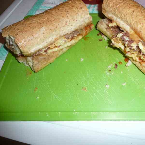 Roti John sandwich