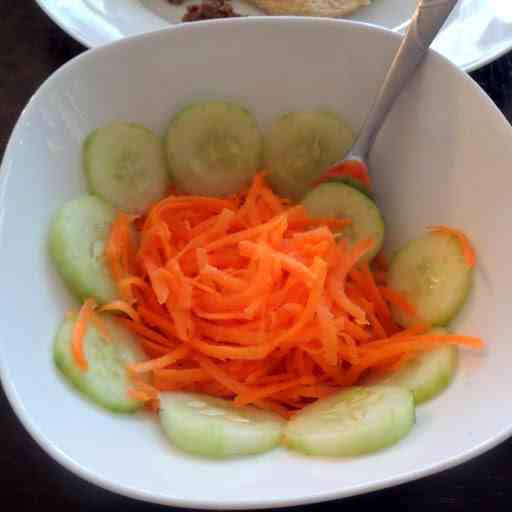 Simple Carrot and Cucumber Salad