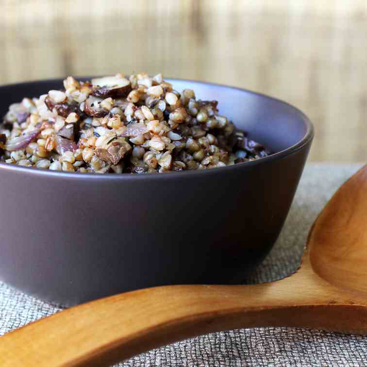 Buckwheat with Organic Mushrooms