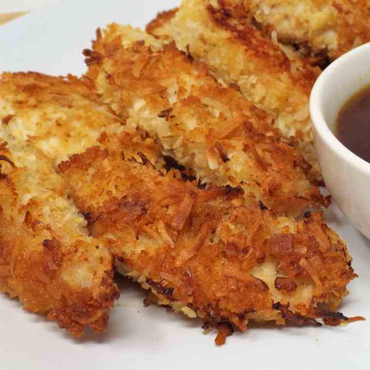 Coconut Crusted Chicken Strips