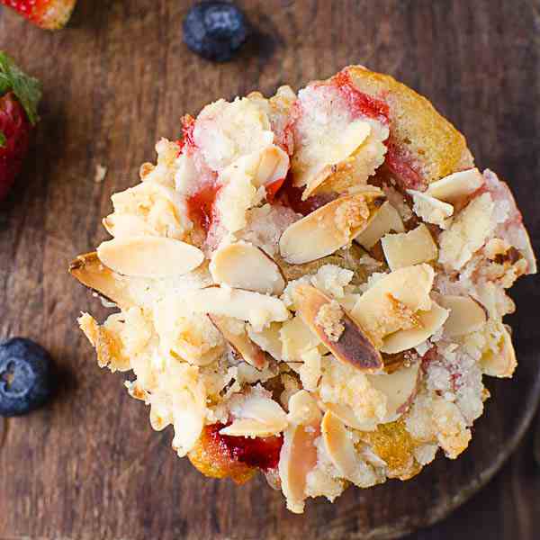 Individual Berry Streusel Coffeecakes