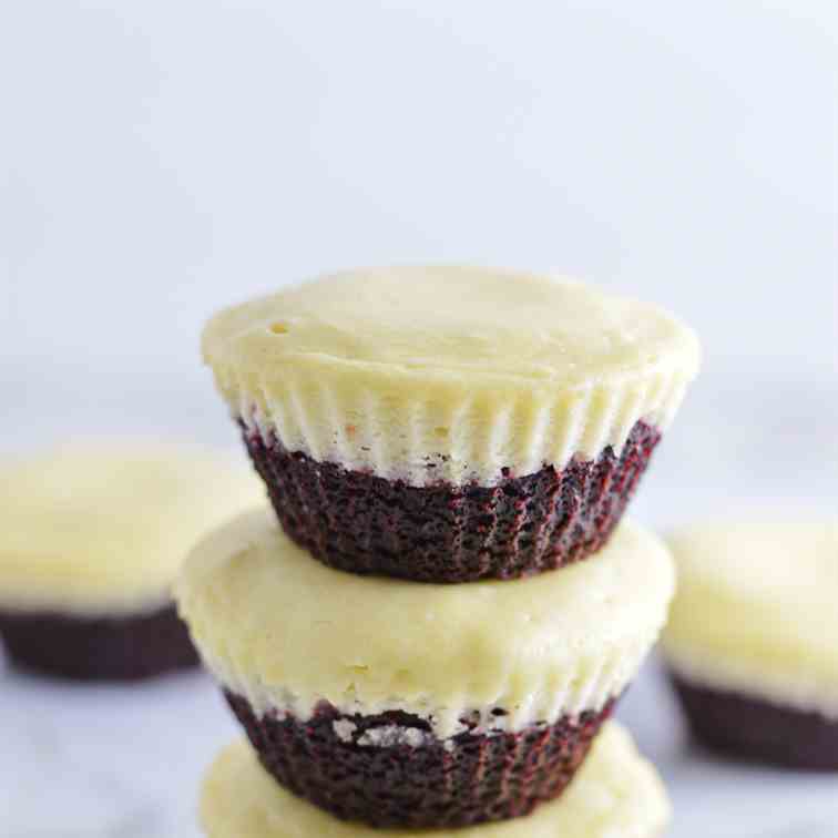 Mini Red Velvet Cheesecakes