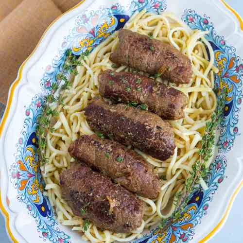 Traditional German Beef Rouladen 