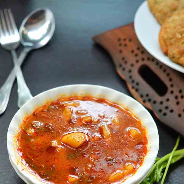 Dubki Wale Aloo | Potato Curry