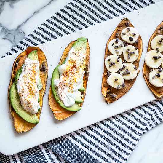 Sweet - Savory Sweet Potato Toast