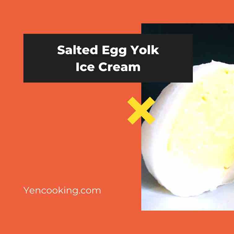 Salted Egg Yolk Ice Cream