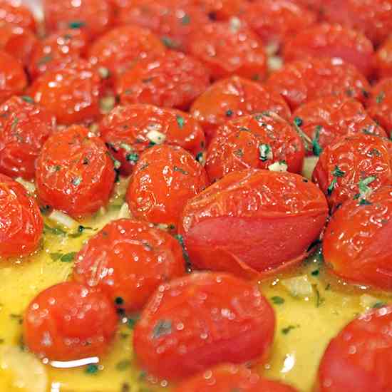 Roasted Garlic Tomatoes