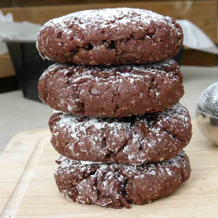 Dark Chocolate Chip Olive Oil Cookies