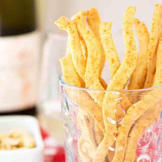 Gluten-Free Spicy Cheese Straws