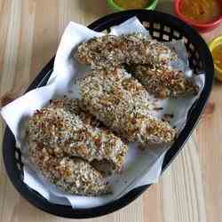 Nutty Baked Chicken Tenders