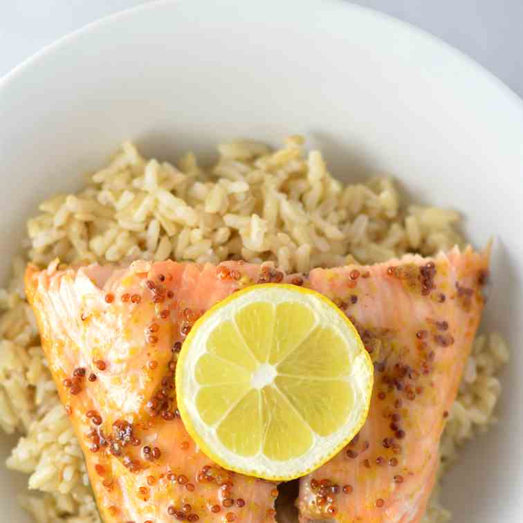 Honey Dijon Mustard Salmon