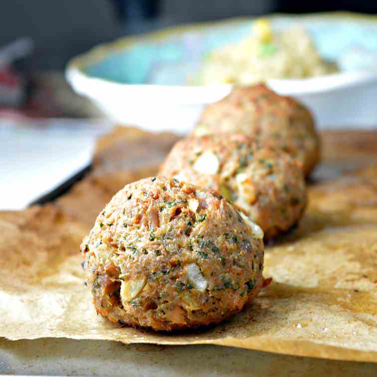 Baked Tuna Meatballs