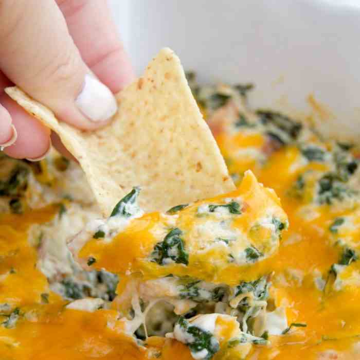 Cheesy Bacon Spinach Dip