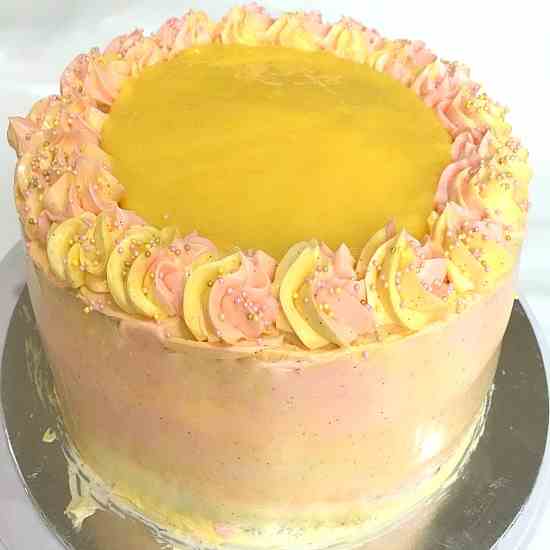 Lemon Curd Berry cake