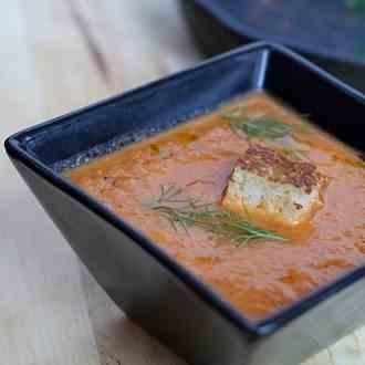 Roasted Tomato and Fennel Soup