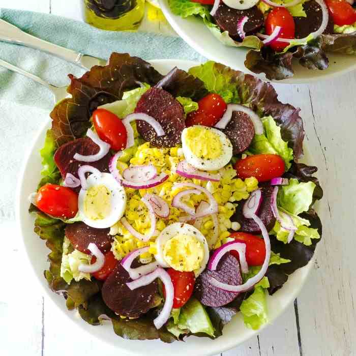  Beet Salad with Hickory Bacon Vinaigrette