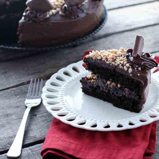 Mocha Toffee Crunch Cake