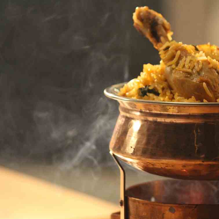 Schezwan Chicken Biryani