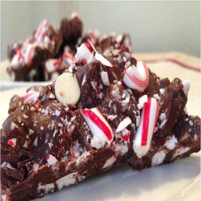 No Bake Christmas Bark