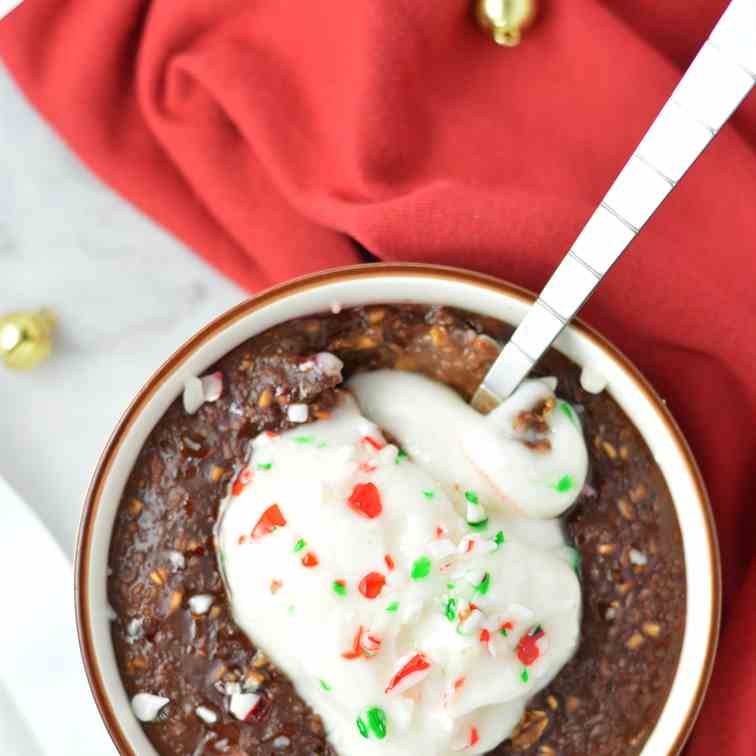 Peppermint Mocha Oatmeal