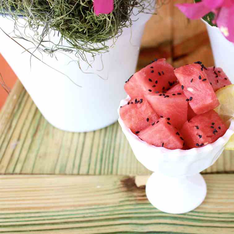 Watermelon - Charnushka Sesame Salad