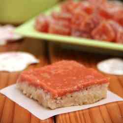 Guava Bars with Coconut Crust