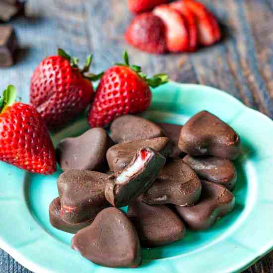 Low Carb Chocolate Strawberry Treats