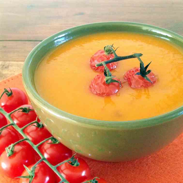 Roasted Butternut Squash Tomato Soup