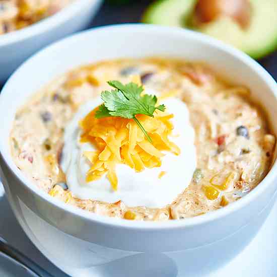 Crockpot Jalapeno Chicken Chili