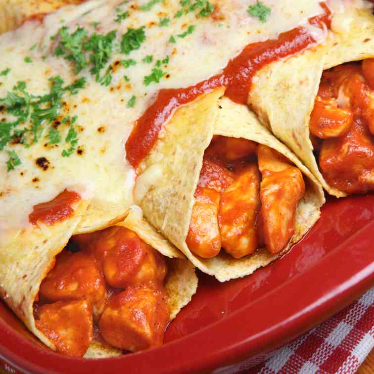 Frugal Chicken Enchiladas Recipe
