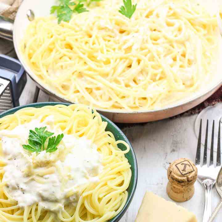 Skinny Champagne Alfredo