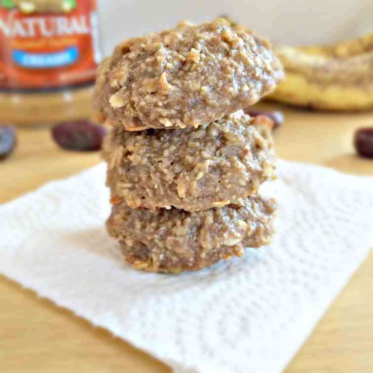 Banana Breakfast Oat Cookies