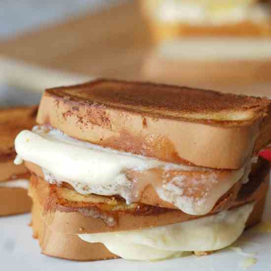 Lemon Mascarpone Grilled Cheese