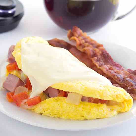 Microwave Western Omelet