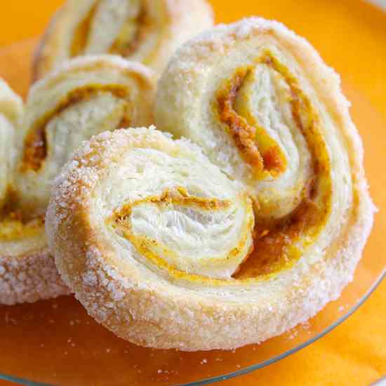 Pumpkin Spice Palmiers