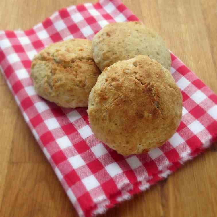 English Scones with Oats
