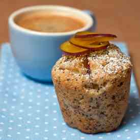 Plum-Poppy Seed Muffins