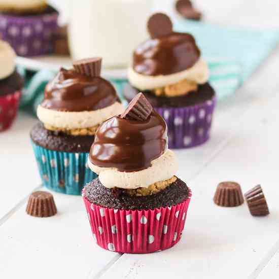 Peanut Butter Cup Cupcakes