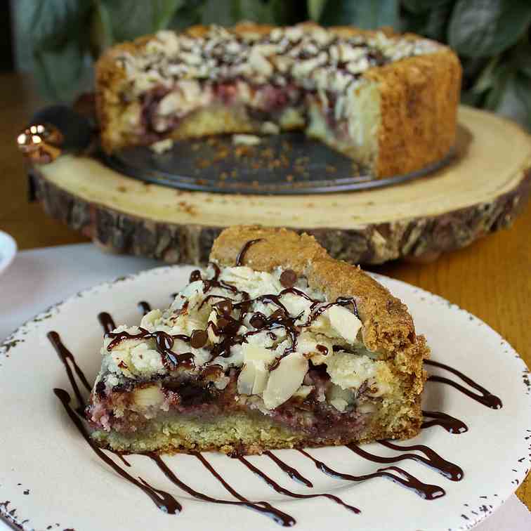 Chocolate Chip Raspberry Coffee Cake