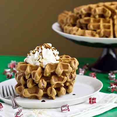 GIngerbread Waffles