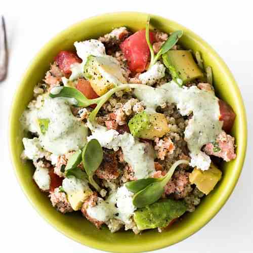 Salmon Quinoa Bowl