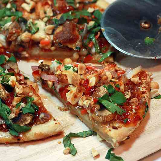 Thai Chicken Pizza