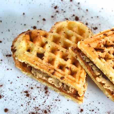 Choc PB Waffles