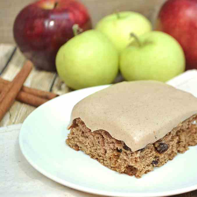 Apple Cake with Apple Butter Frosting